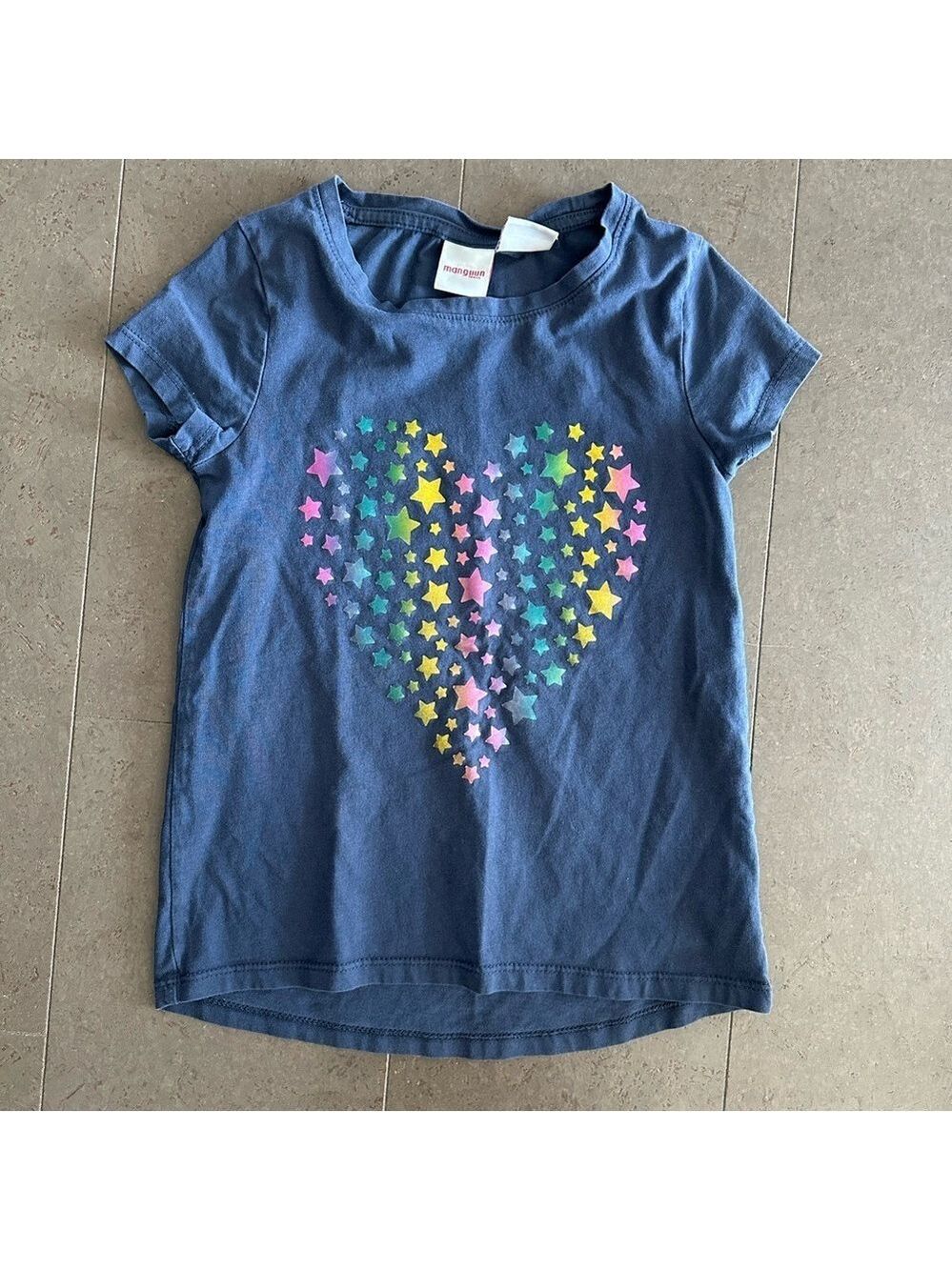 Blue Star Heart Tshirt 7